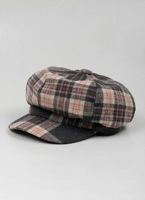  Check Baker Boy Hat 