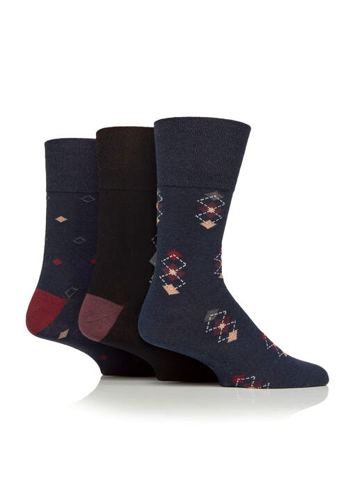 3pk Cotton Rich Socks