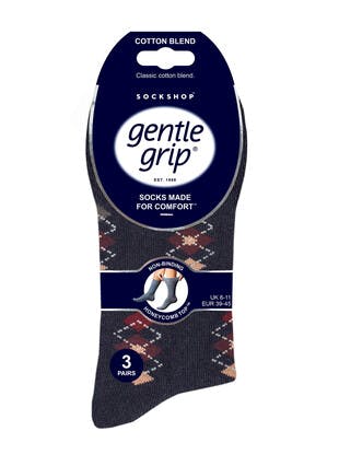 3pk Cotton Rich Socks