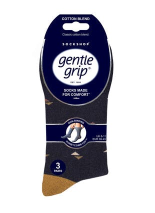 3pk Cotton Rich Socks