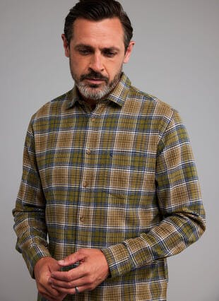 Pure Cotton Brushed Long Sleeve Shirt