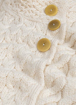 Supersoft Merino Asymmetrical Multi Cable Cardigan