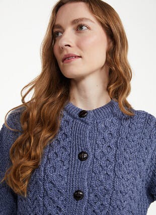 Pure Merino Aran Lumber Jacket