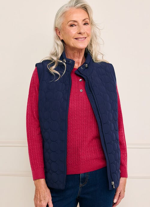 Fleece Lined Quilted Gilet