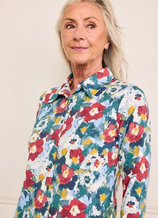 Soft Touch Jersey Print Blouse