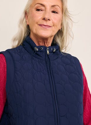 Fleece Lined Quilted Gilet