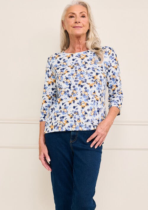 Warm Touch Printed Top