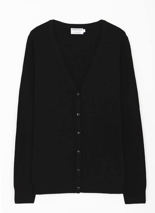 Pure Merino Wool V Neck Cardigan