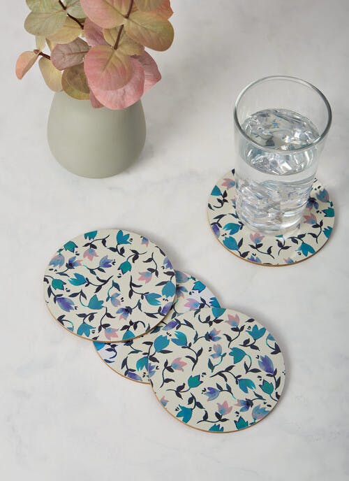 Ditsy Floral Set of 4 Coasters