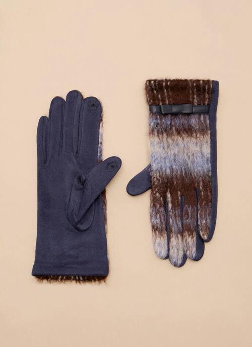Blue Coco Tweed Glove