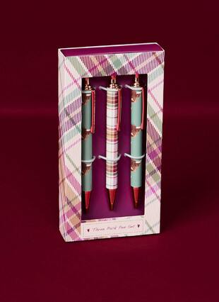 Highland Cow Set of 3 Pen Set