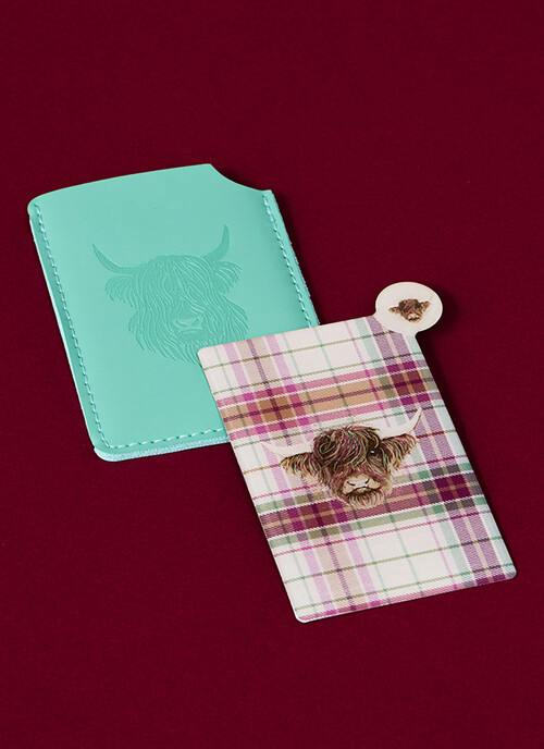 Highland Cow Pocket Mirror 