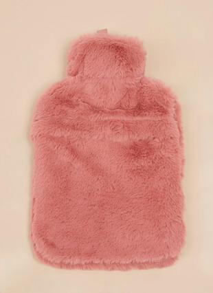Pink Fur Hot Water Bottle