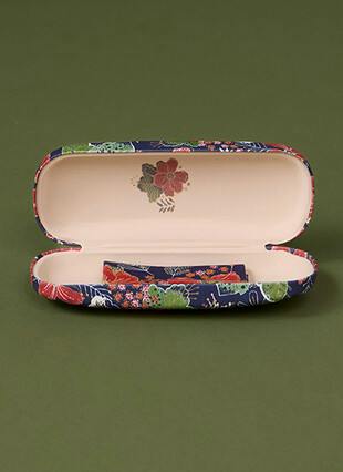 Floral Glasses Case And Lens Cloth