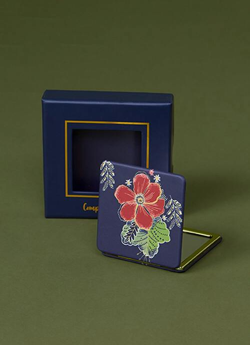 Floral Square Compact