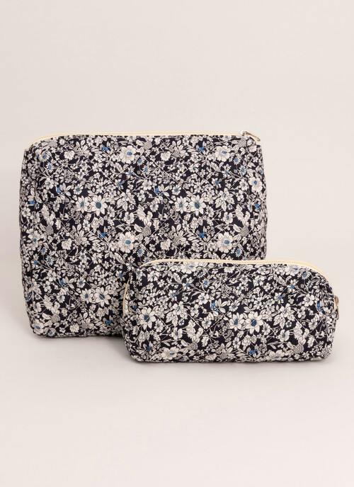 2 Pack Floral Wash Bag