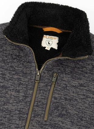 Knit Look Fleece Jacket