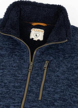 Knit Look Fleece Jacket
