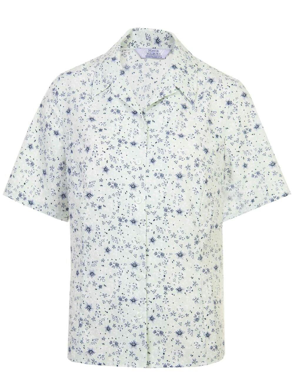 Chemise Femme Honor Millburn Maille Fine Imprimée Floral - Taille UK 10 (EU 40)